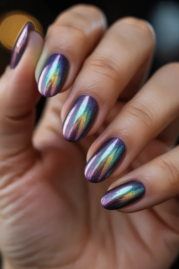 17 Gemini Nails 2026 — Chrome Galaxy · Advanced 2