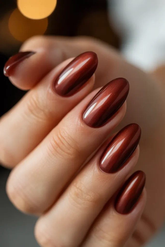 17 Maroon Nails Design — The Warm Sibling · Beginner