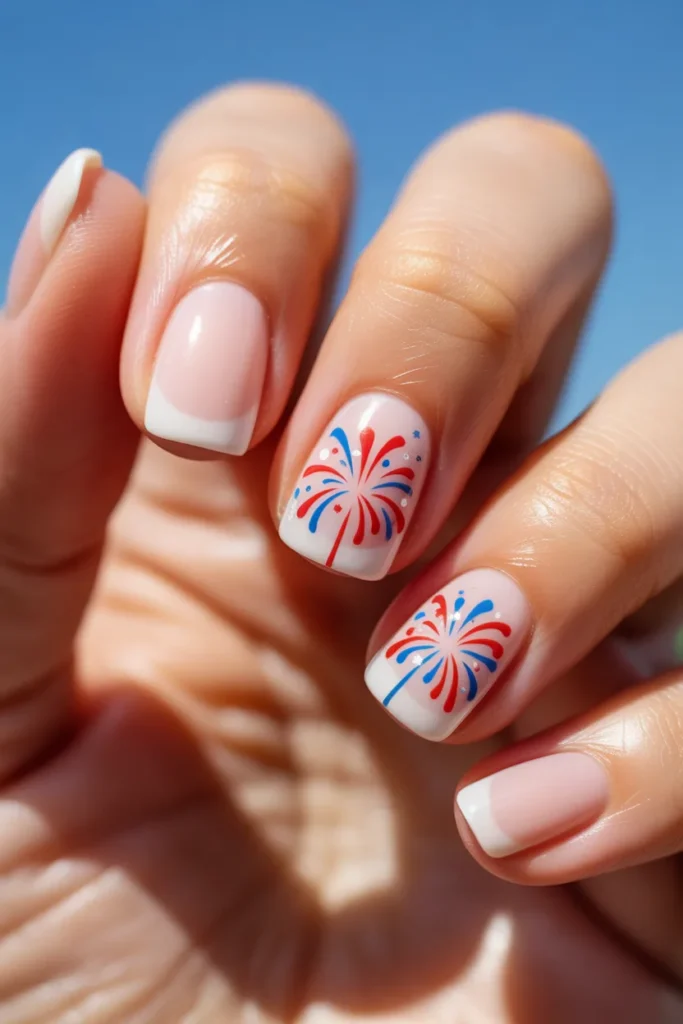 18 Cute 4th of July Nails — Firecracker Design · Intermediate