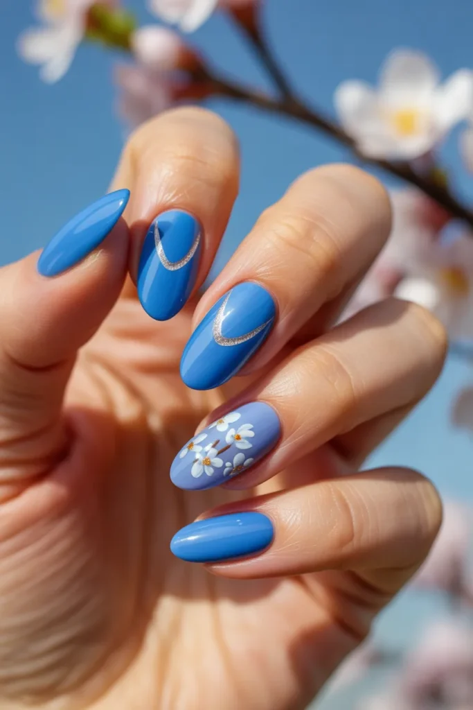 Blue Cat Eye Nails 19 18. Blue Cat Eye Nails Spring — Fresh Magnetic Energy for the New Season