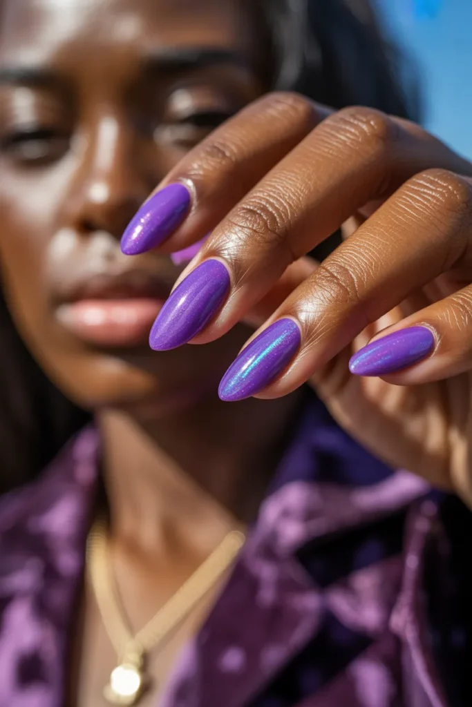 18.Gel X Nails for Deep Dark Skin Tones