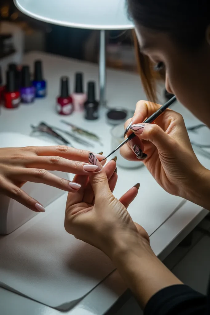 19. Butterfly Nails Tutorial