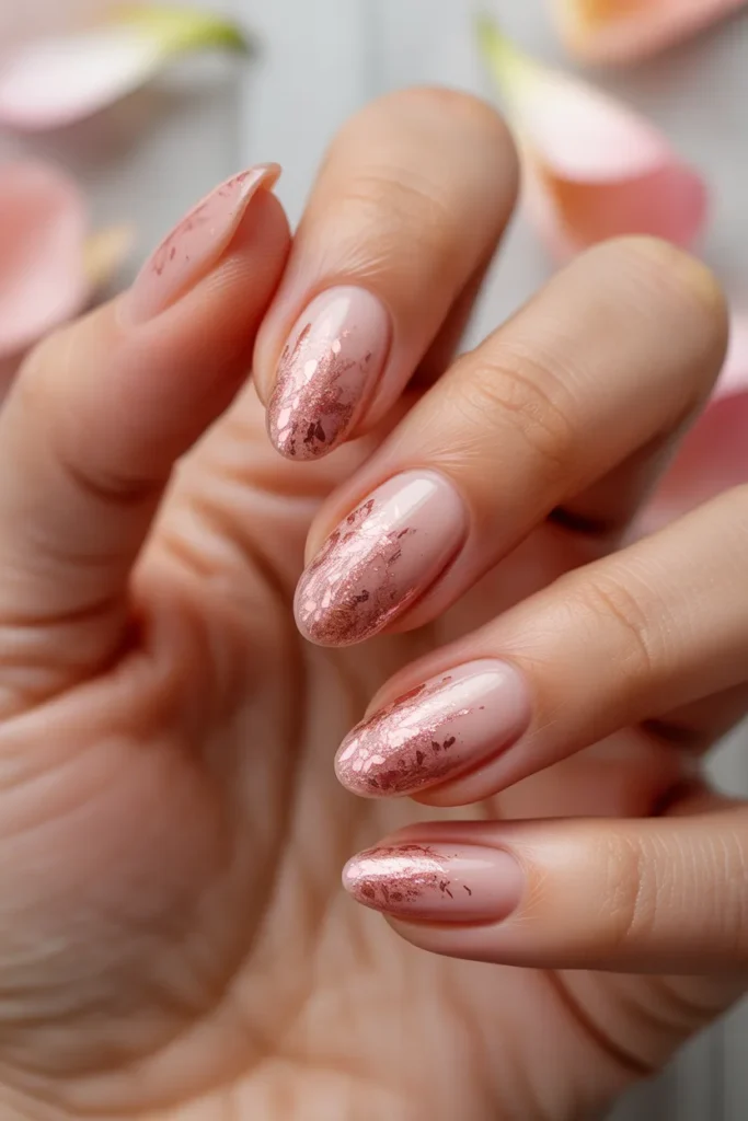 Glitter Nails 3 2. Pink Glitter Nails