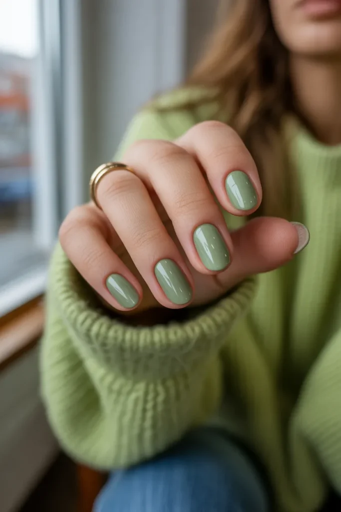 Spring Nail Polish Colors 3 2. Pistachio Green