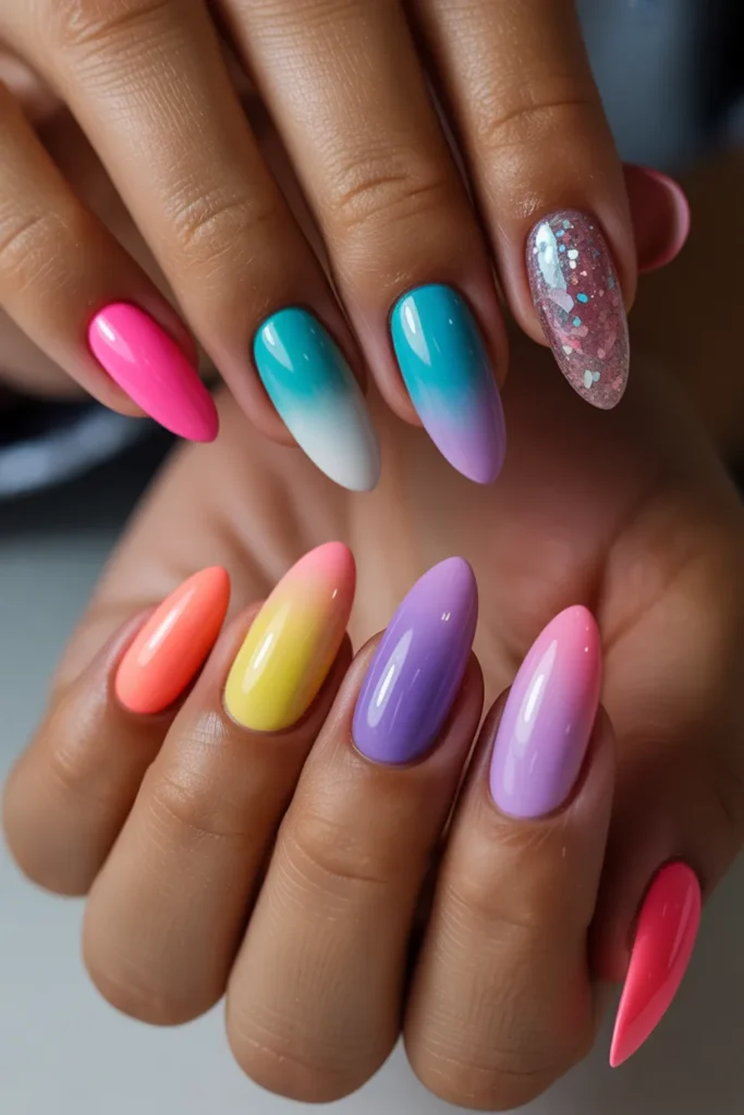 20 Summer Ombre Nails — Ultimate Multi Colour Set