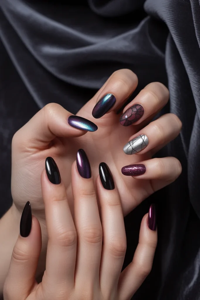 20. Full Goth Set — Mixed Textures One Dark Palette