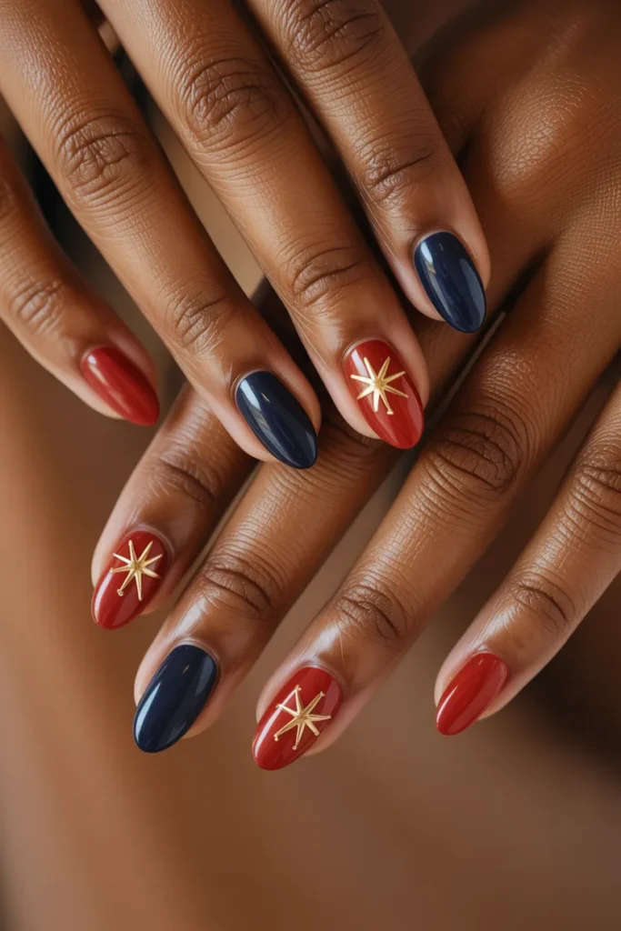 21 4th of July Nails for Brown Skin — Vivid Palette · Beginner