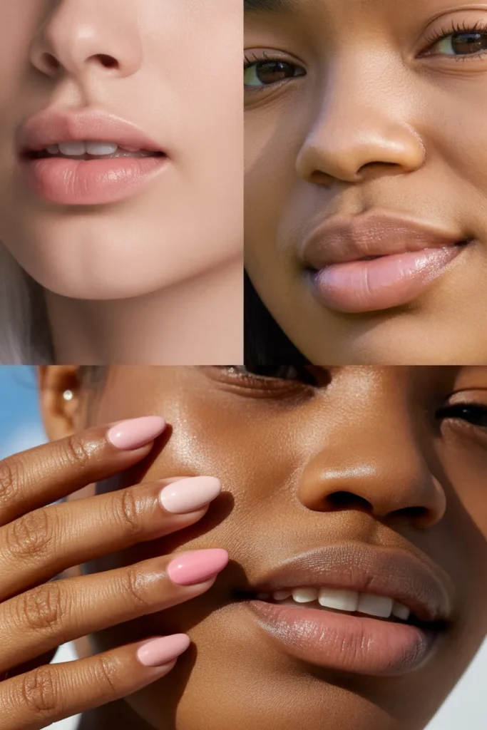 21. Pastel Pink Nail Designs by Skin Tone — Fair Medium and Deep