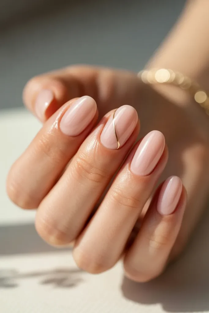 22.Simple Minimalist Gel X Nails — Less Is More