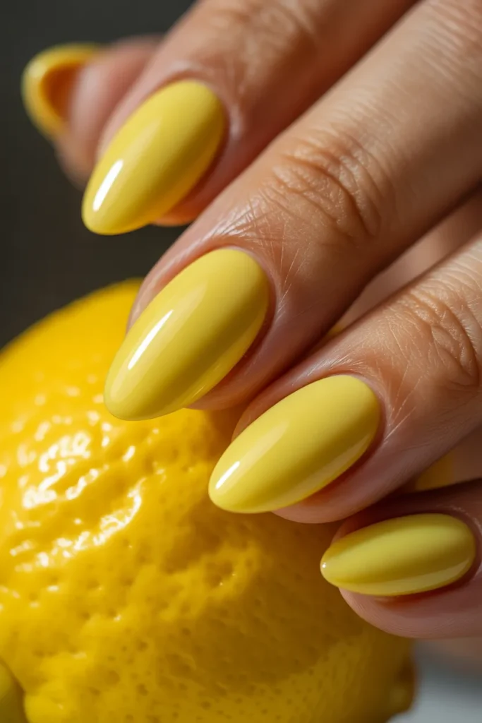 23 Lemon Nails — Chrome Yellow Mirror · Advanced