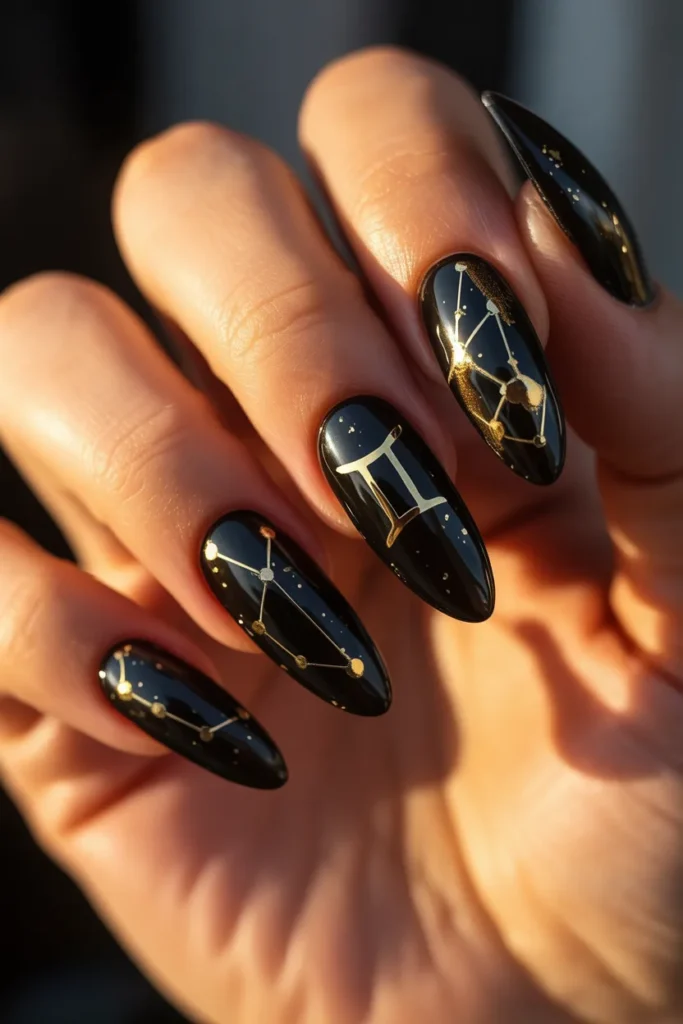 23 Rich Gemini Nails — 24K Gold Detail · Advanced