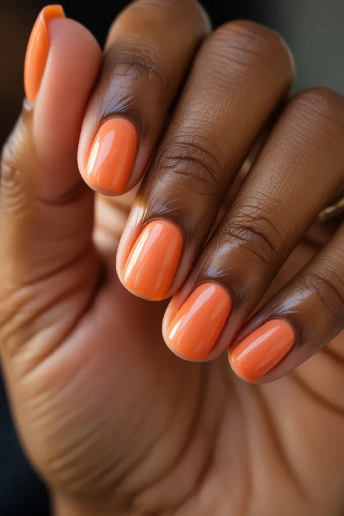 23 Short Square Summer Nails for Brown Skin
