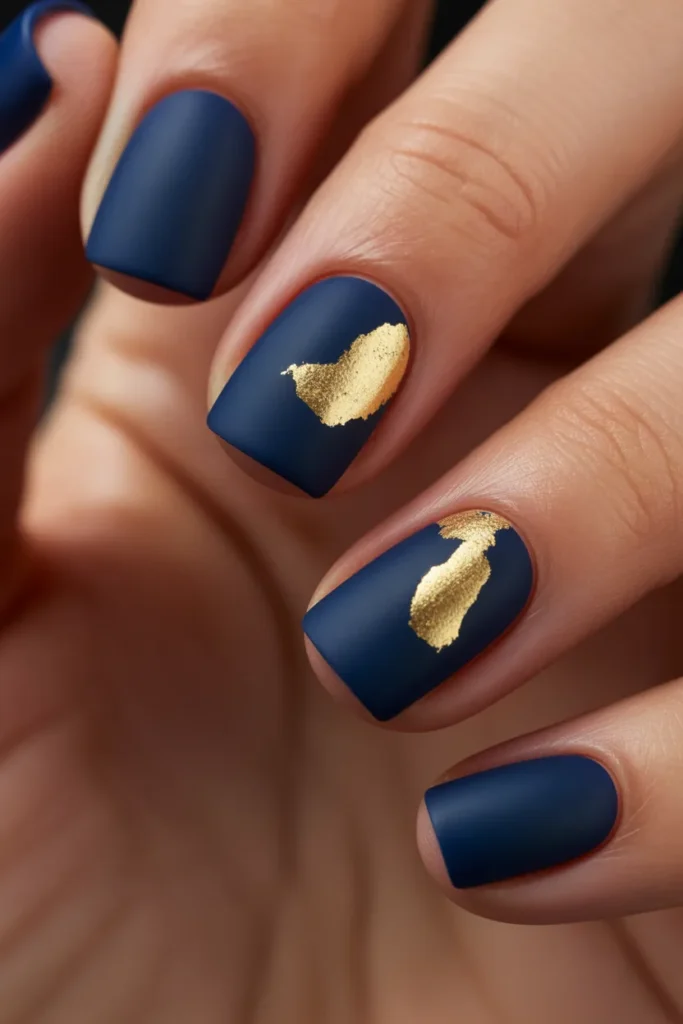 24 Matte Navy with Gold Foil — Subtle Patriotic · Intermediate
