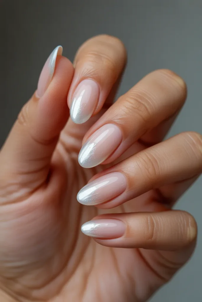 24 Milky White Nails — Korean Glass Skin