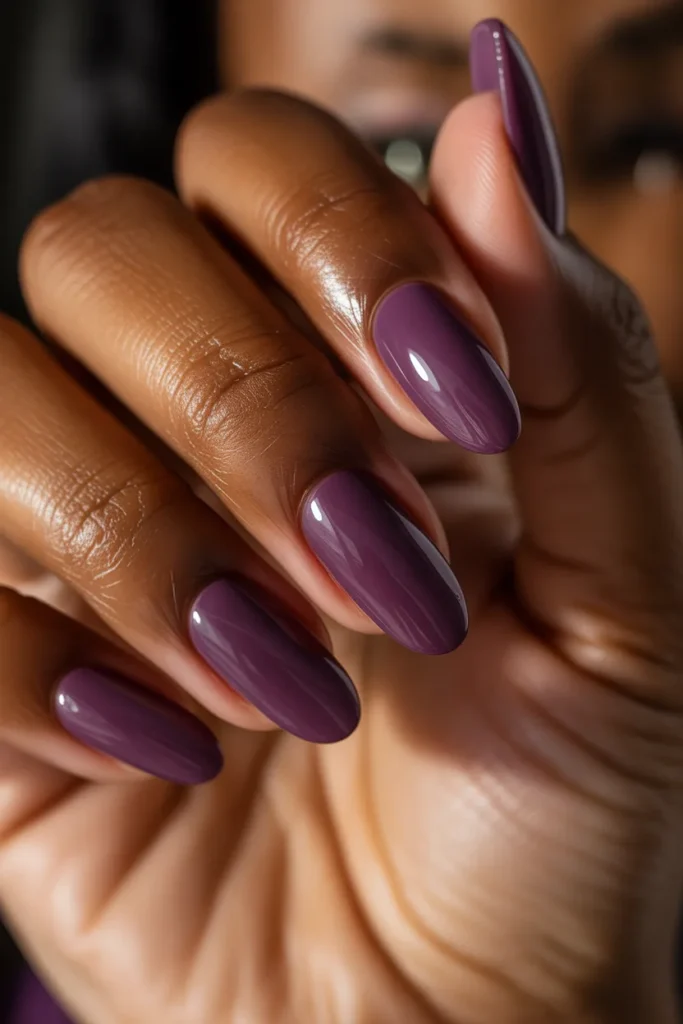 24 Purple Spring Nails for Brown Skin — Berry Violet