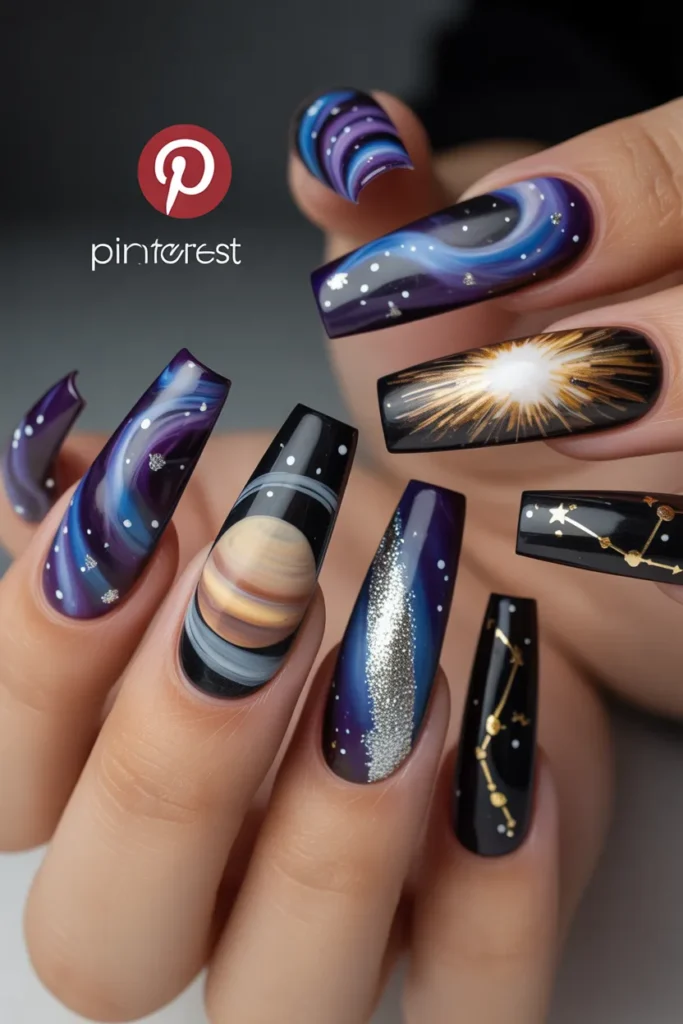 24 — Universe Nails — Full Cosmic Set
