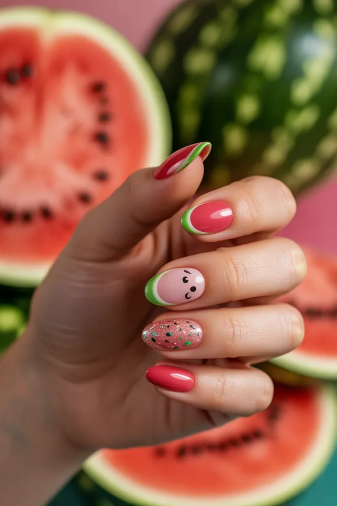 25 Full Watermelon Nail Set — Ultimate Summer Collection · Salon Recommended