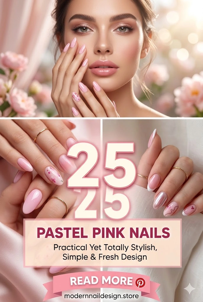 25 Pastel Pink Nails is practical yet totally stylish simple Fresh Design