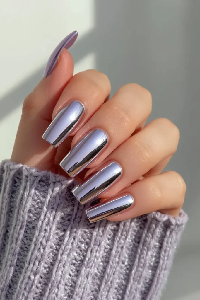 7. Short Chrome Nails for Spring That Prove You Dont Need Length to Look Stunning