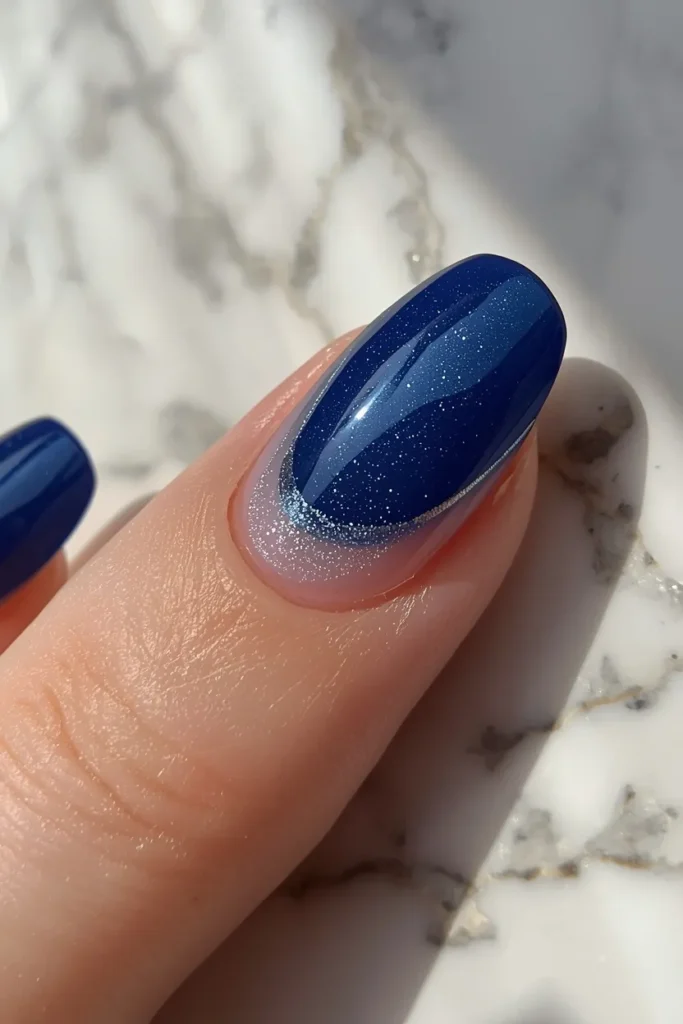 Blue Cat Eye Nails 9 8. Blue Cat Eye Nails French Tip — The Modern Manicure Reinvented