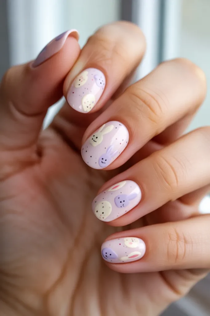 8. Pastel Pink Easter Nails — Festive Cute and Surprisingly Wearable