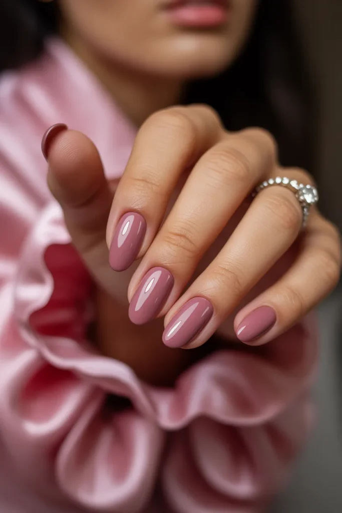 Spring Nail Polish Colors 10 9. Dusty Mauve Blush Rose