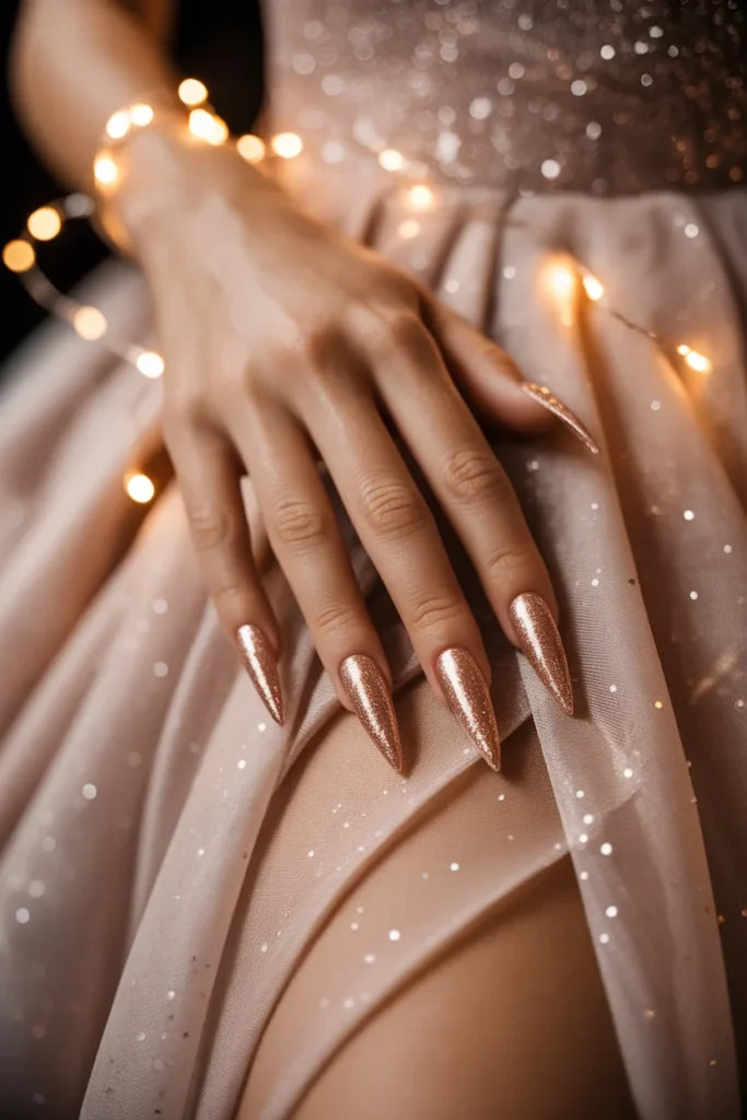 Glitter Nails 10 9. Prom Glitter Nails