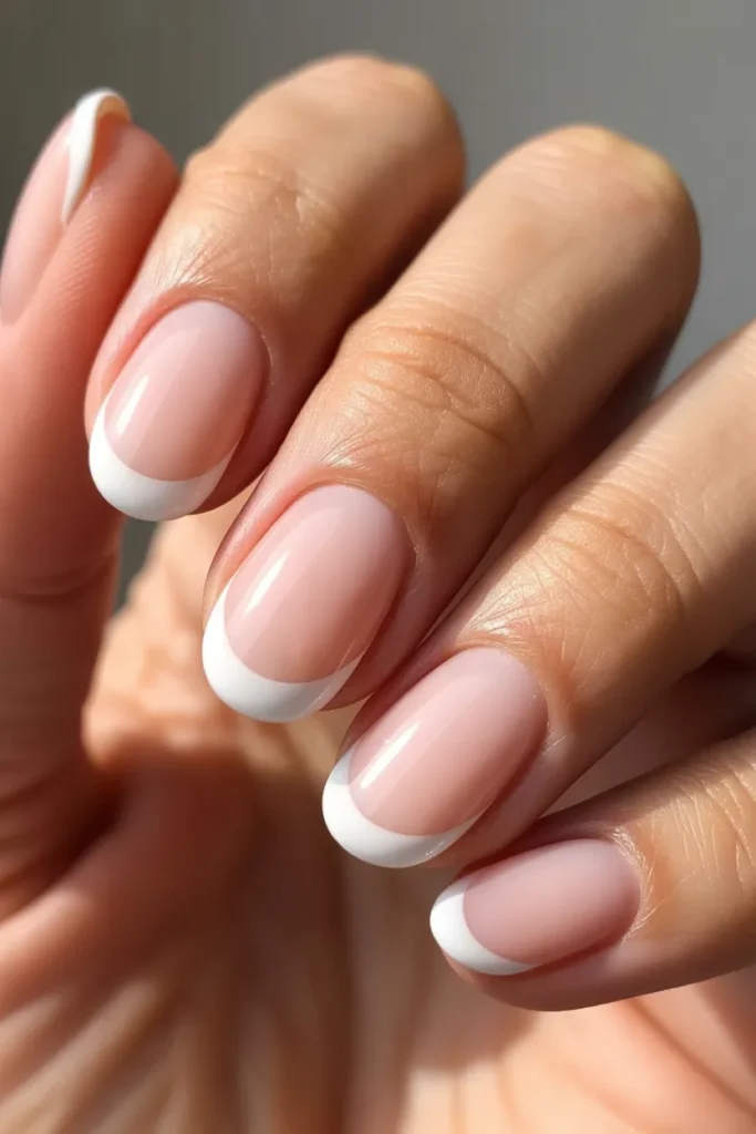 1. Classic White French Tip — The Original That Started Everything