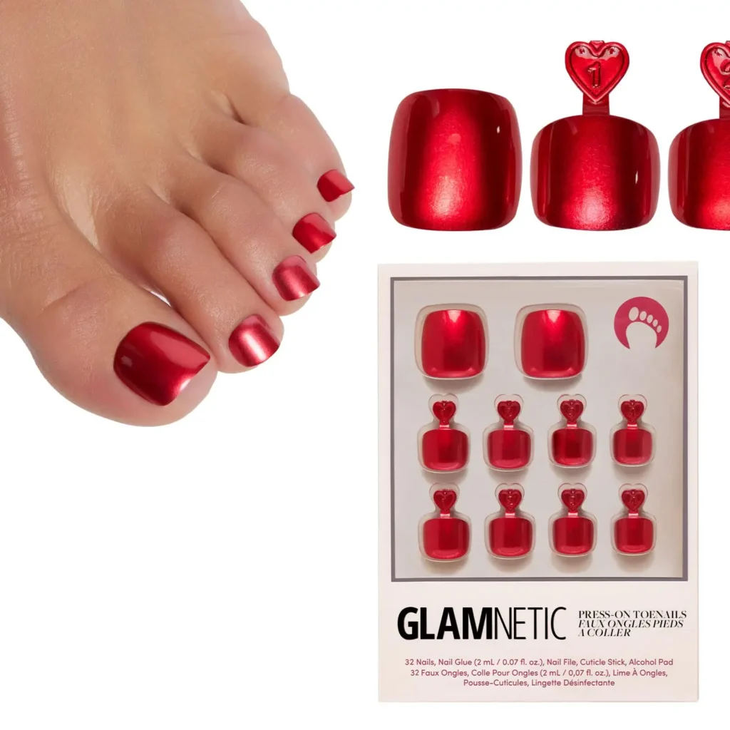 4th of July Toenails 11 10.Glamnetic Press On Toenails