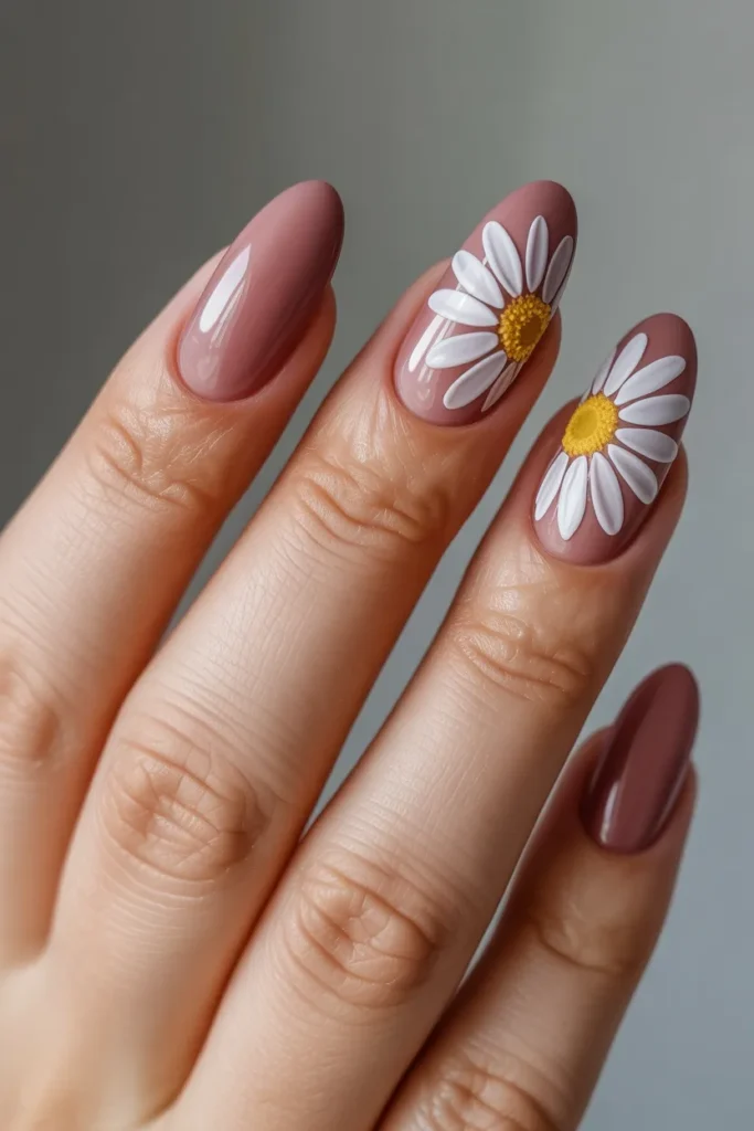 13. Daisy Nail Bar Inspired — Salon Quality Detail