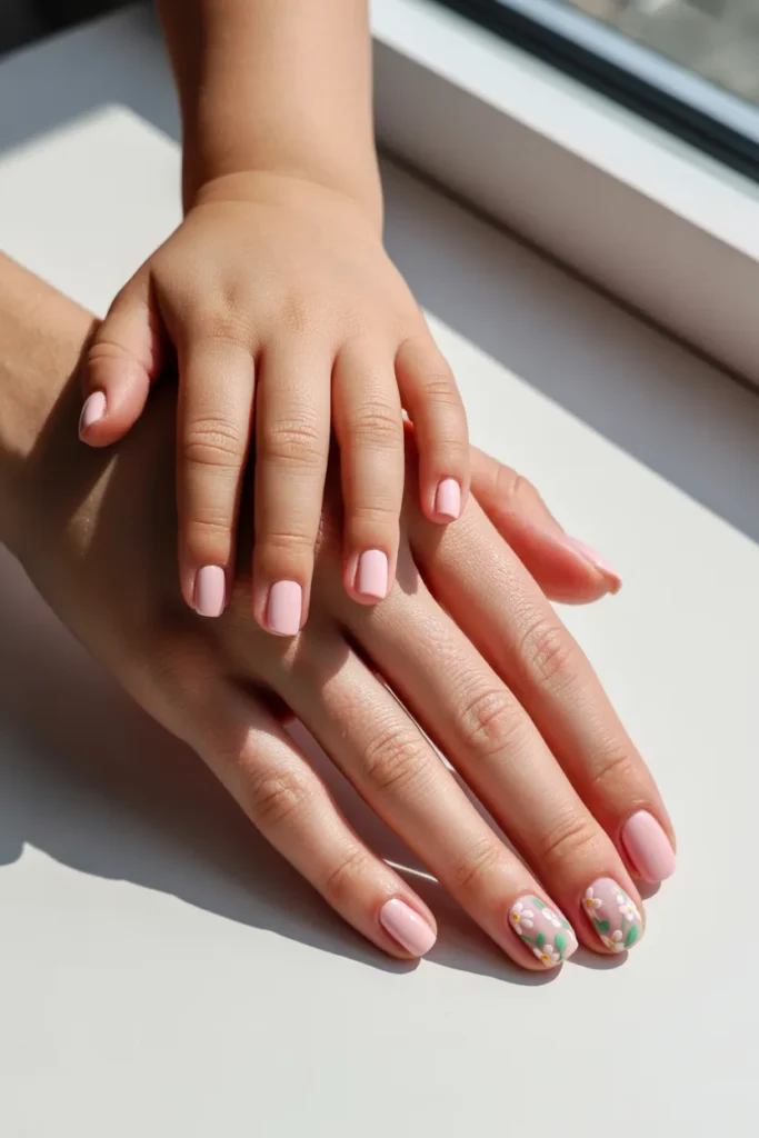13. Mothers Day Nails Designs Mom — Matching Mom and Child