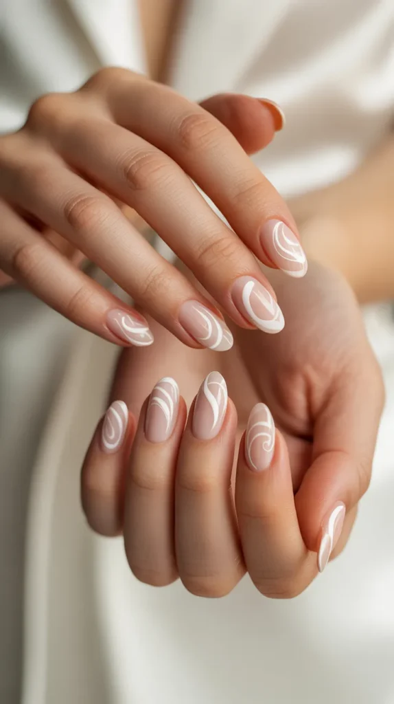 13. Press On Nails Ideas — Negative Space Geometric