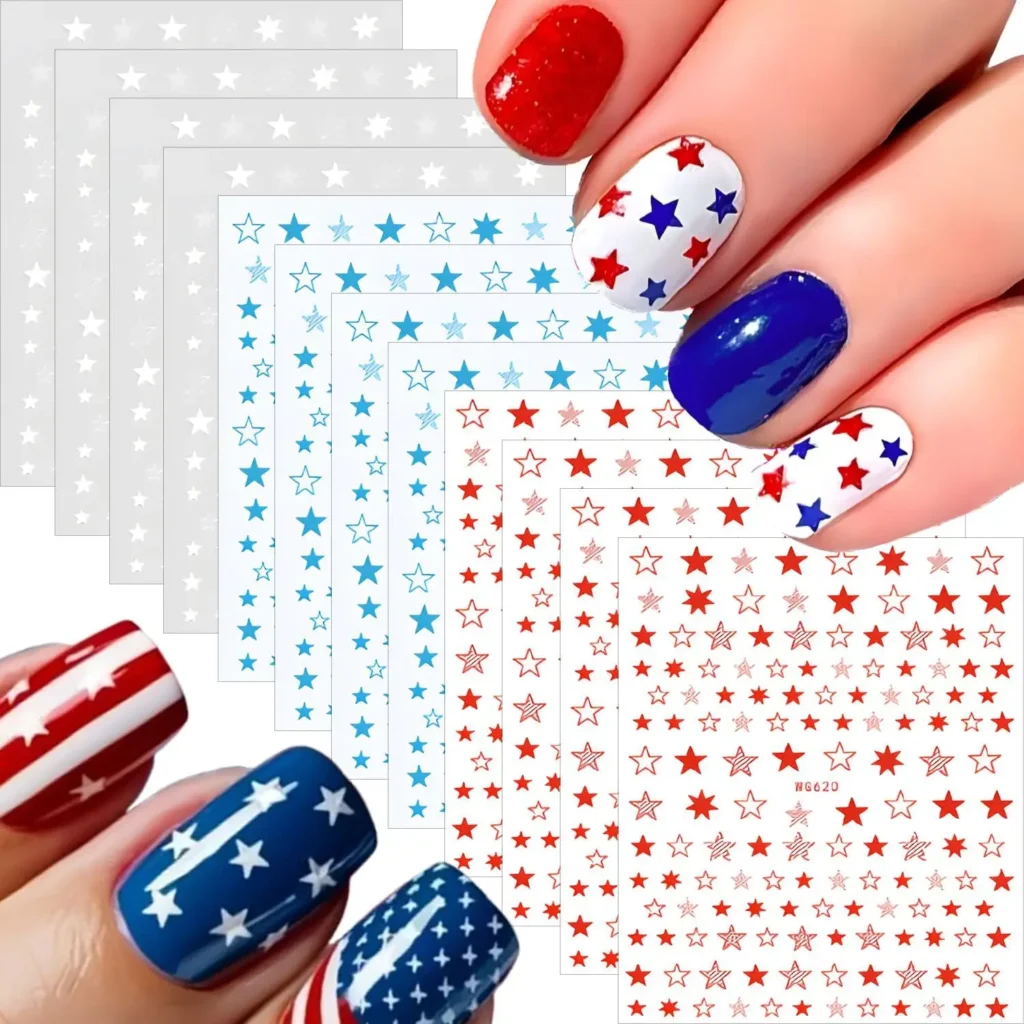 14.Starfield Nail Art