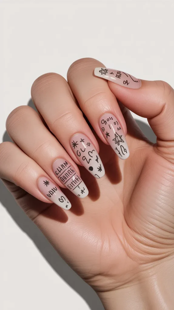 17. Math Nails — The Nerd Chic Design
