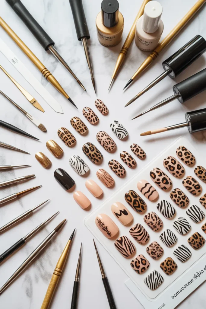 18. DIY Animal Print Nails at Home — Tools That Make It Possible