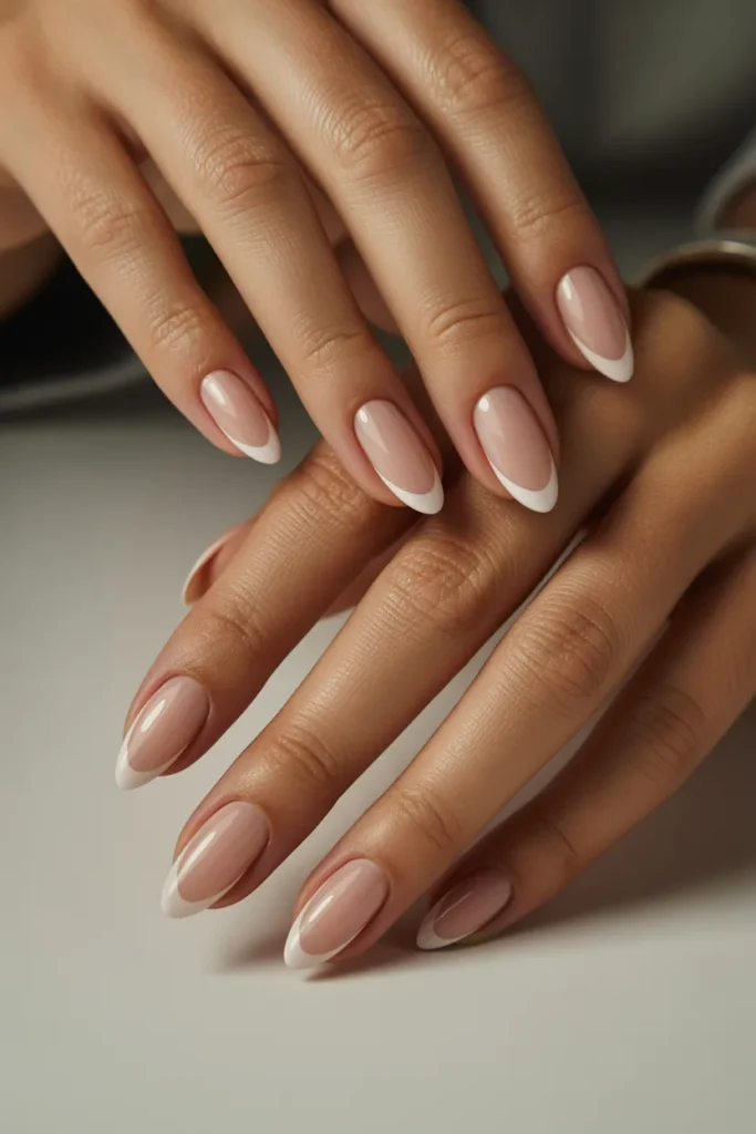 2. Elegant French Summer Nail Designs — The Modern Thin Tip