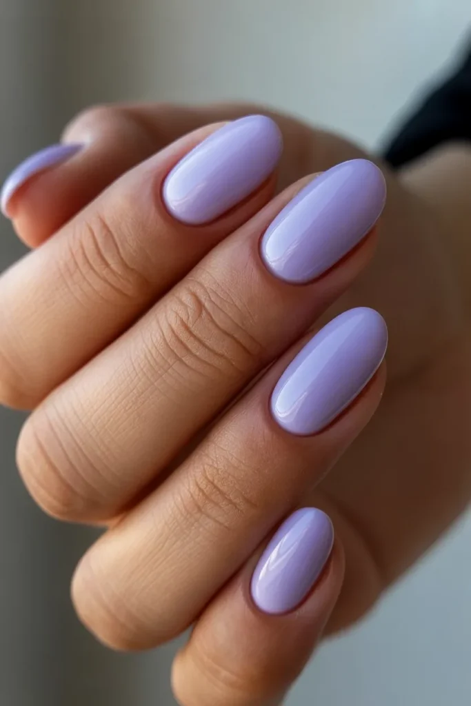3. Lavender Mothers Day Nails — Soft Spring Colour