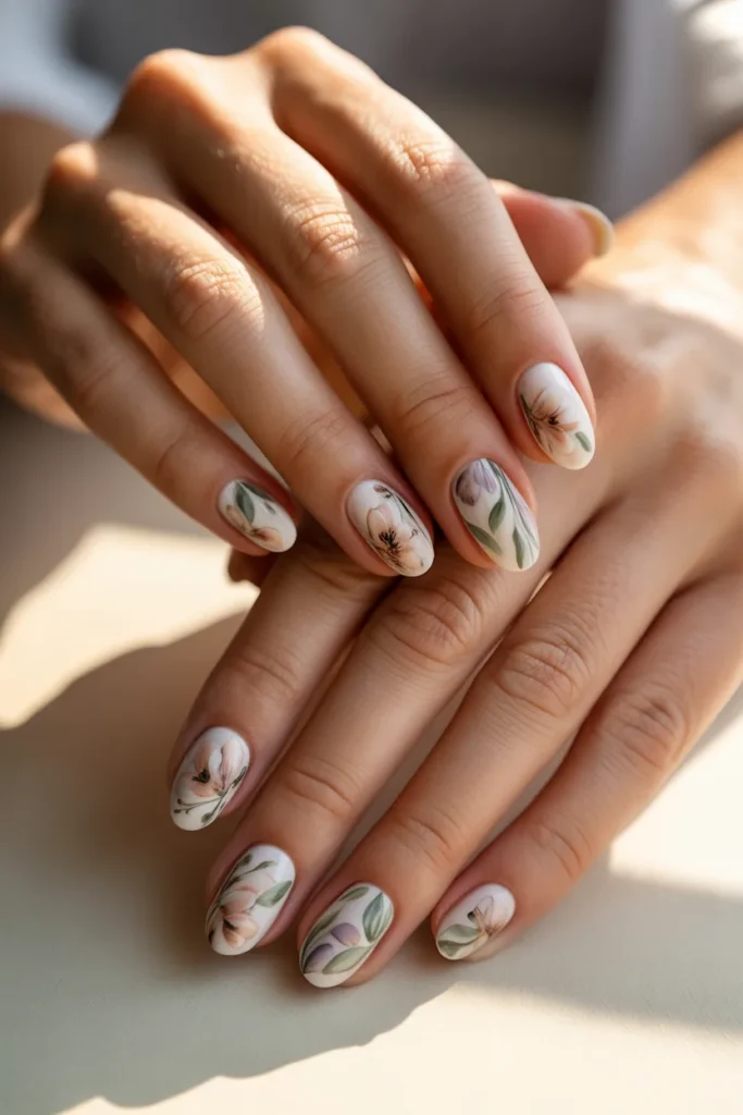 6. Glamnetic Press On Nails — Floral Design Set