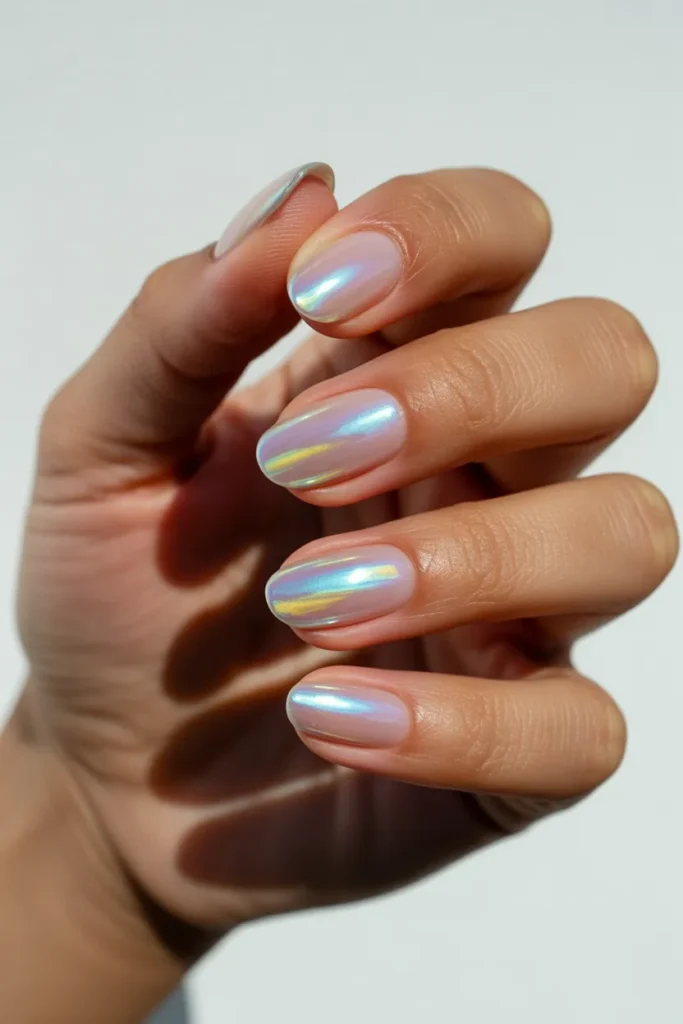 7. Summer Nails 2026 — Glass Nail Trend
