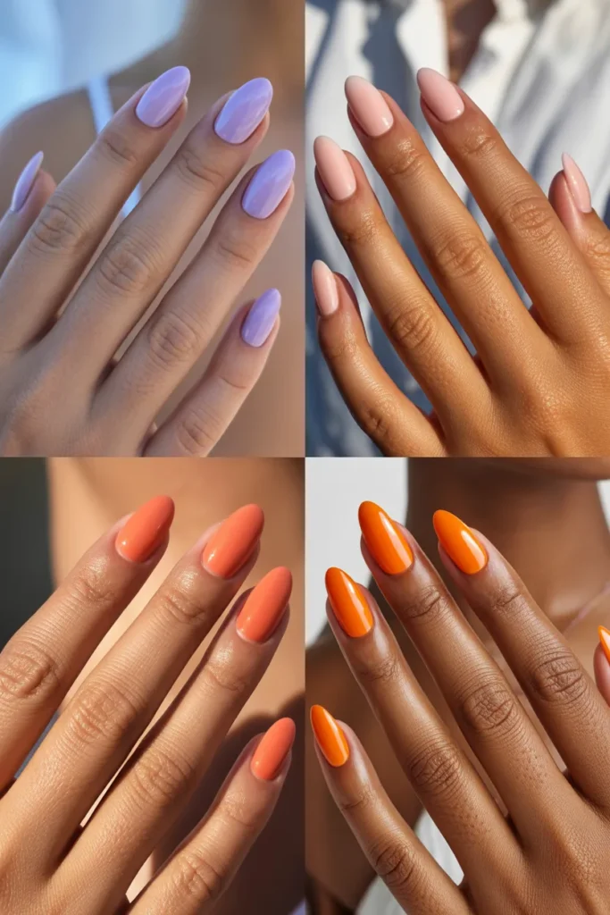 Summer Vacation Nails 14 Simple Design 13 — Summer Vacation Nails Short by Skin Tone