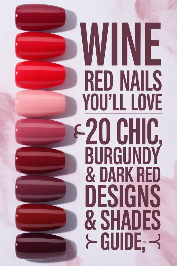 Wine Red Nails Youll Love ❤️ 20 Chic Burgundy Dark Red Designs