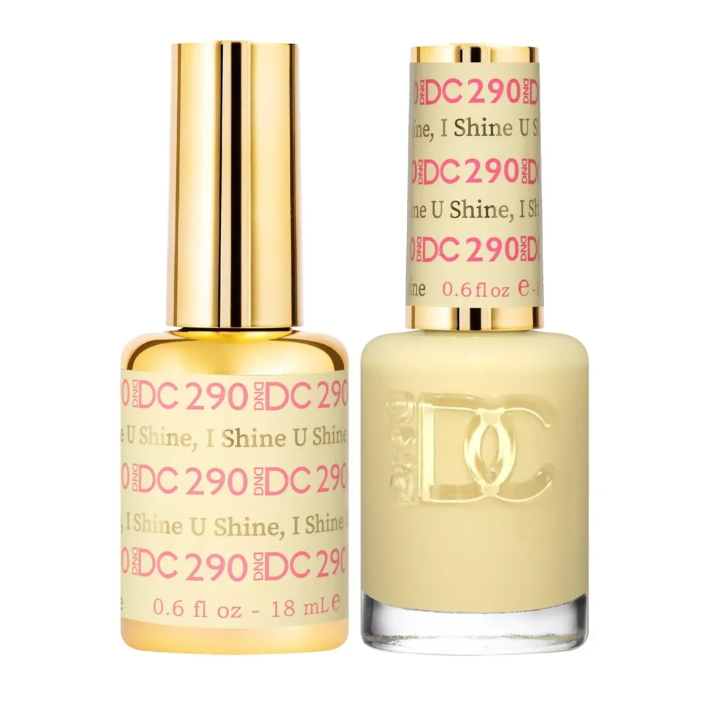 DND Nail Polish 13 12.DND Yellow Collection Duo