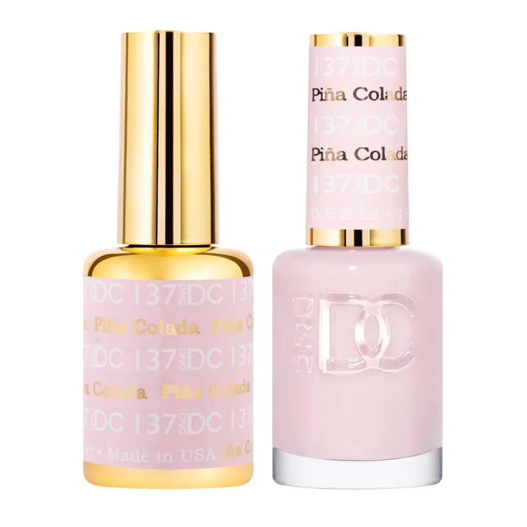 DND Nail Polish 15 14.DND Pink Nude Collection Duo