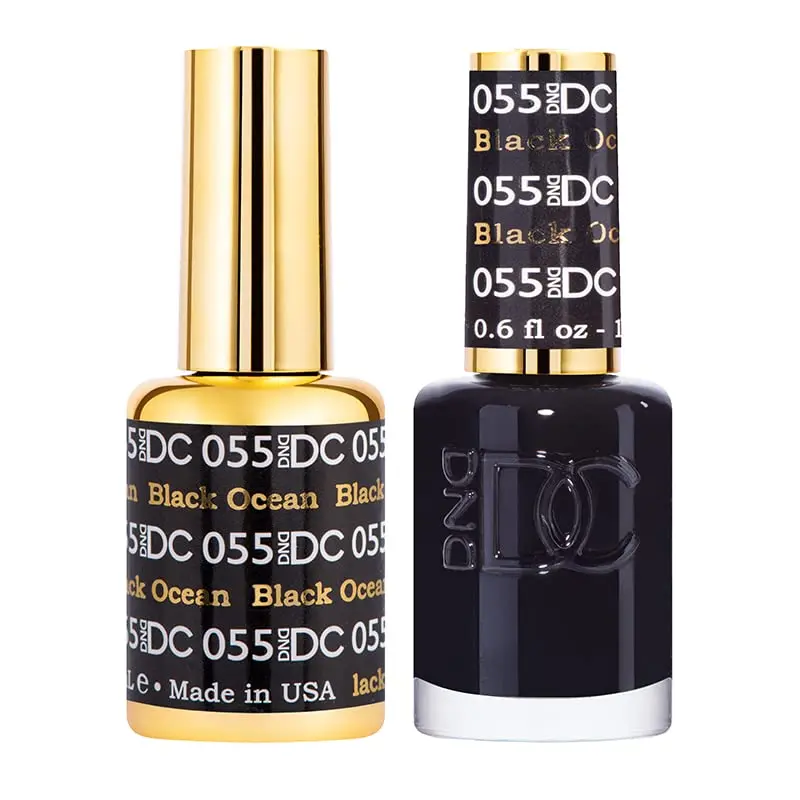 DND Nail Polish 17 16.DND Black Gel Duo