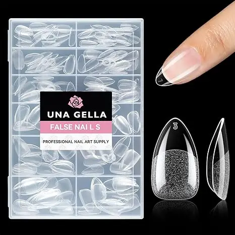 Aura Nails 20 19.Short Almond Fake Nails