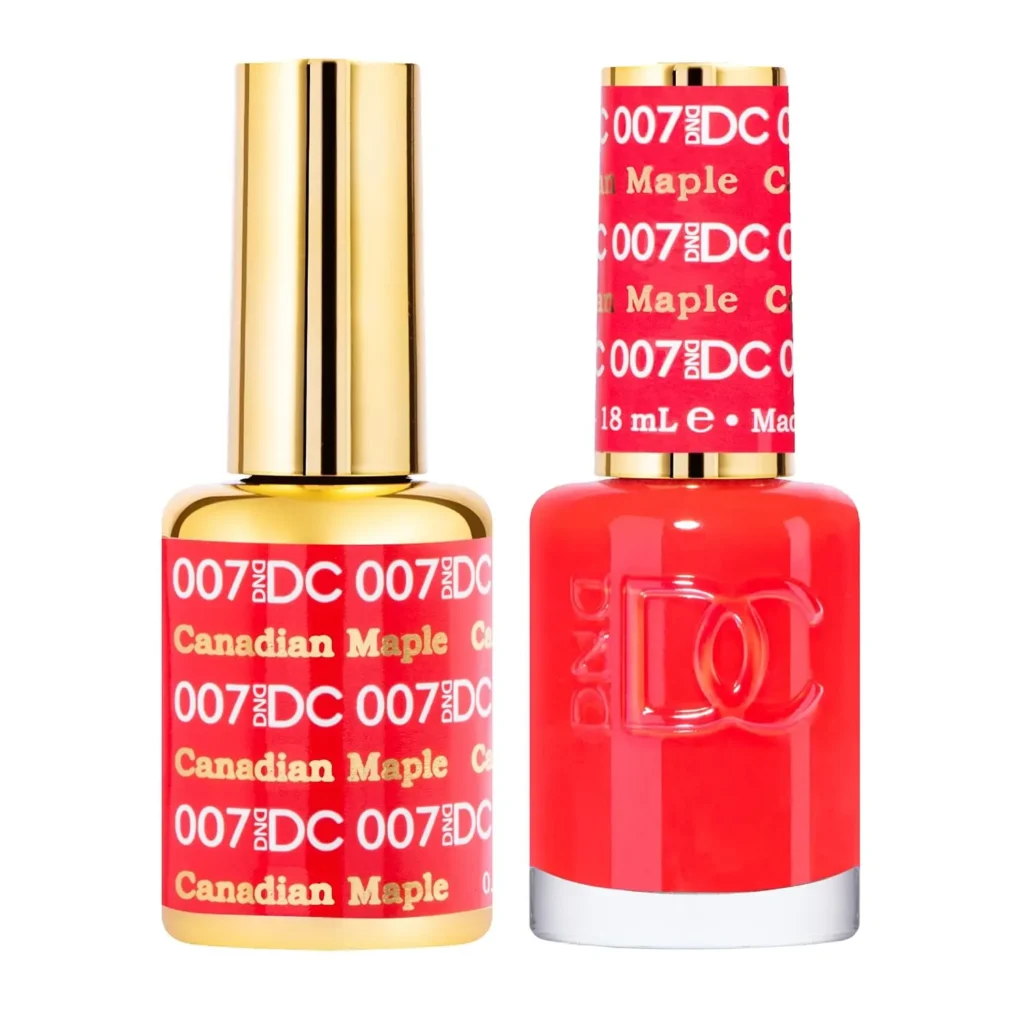 DND Nail Polish 21 20.DND DC Orange Collection Duo