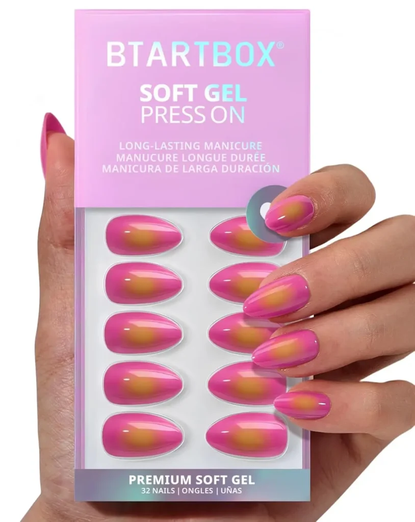 Aura Nails 22 21.Press On Nails Short