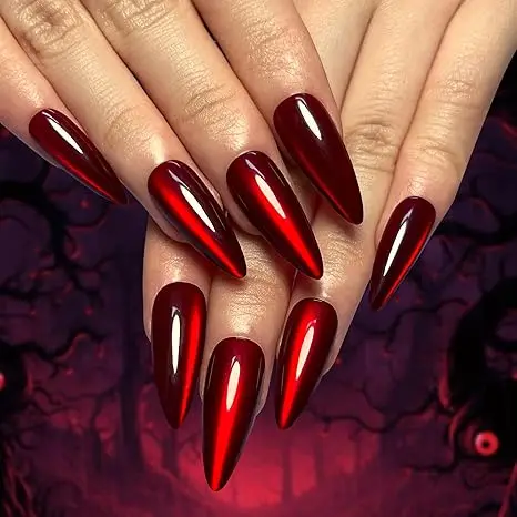 Aura Nails 23 22. Nails Almond Long