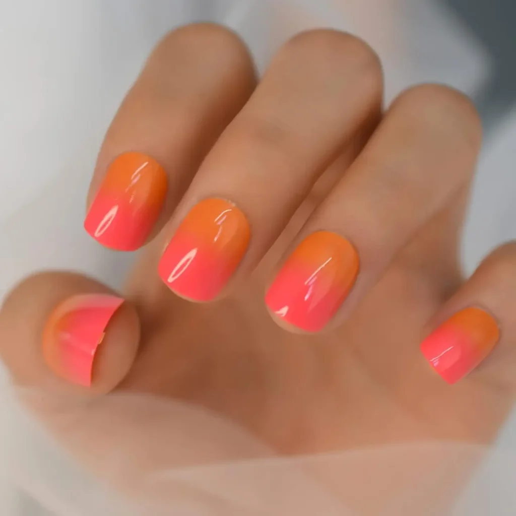 Aura Nails 5 4.Ombre Fake Press On Nails