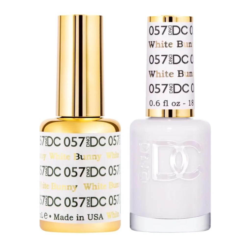 DND Nail Polish 8 7.DND White Collection Duo